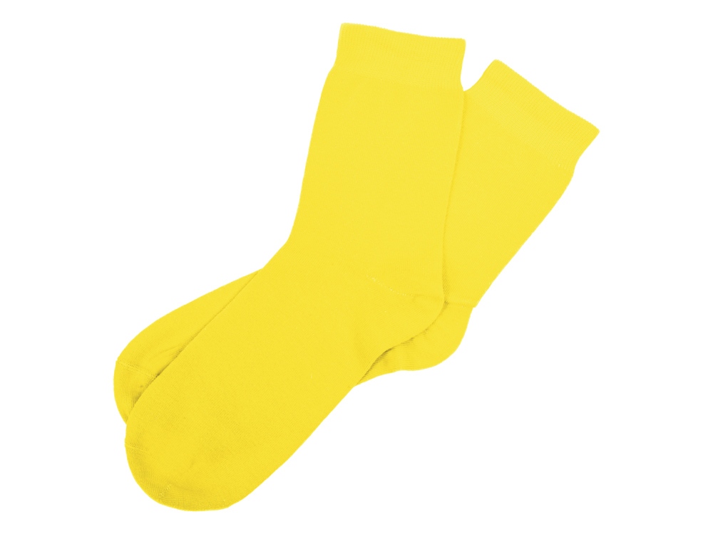 Носки однотонные «Socks» женские желтые