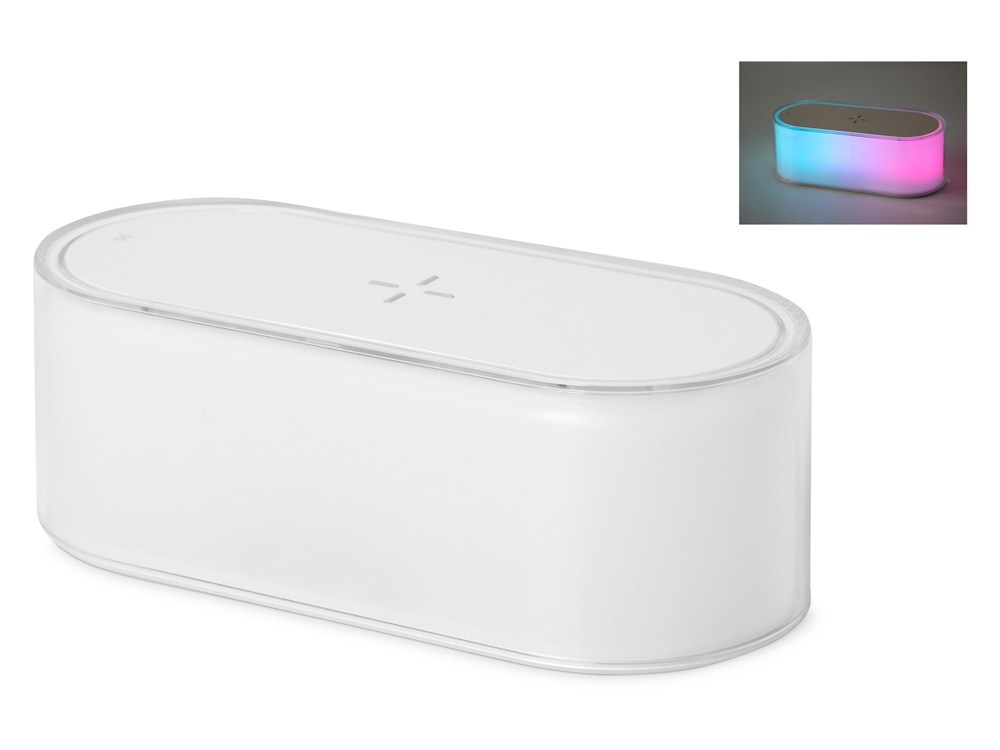 Ночник с беспроводной зарядкой и RGB подсветкой 