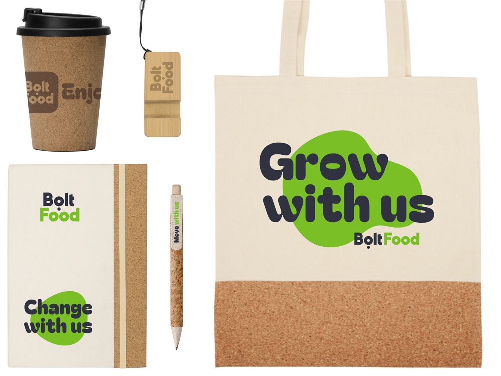 Welcome pack «Hello eco», натуральный с нанесением