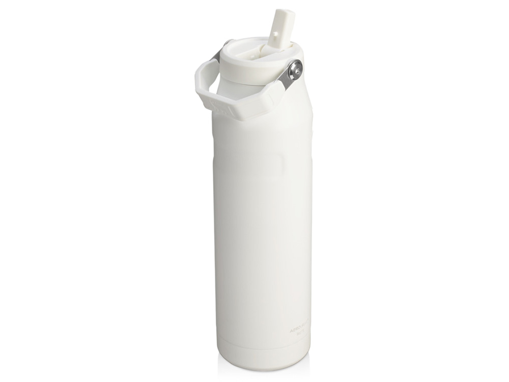 Бутылка для воды объемом 1,06 литра с откидной трубочкой Stanley IceFlow™ 2.0 - Frosted white